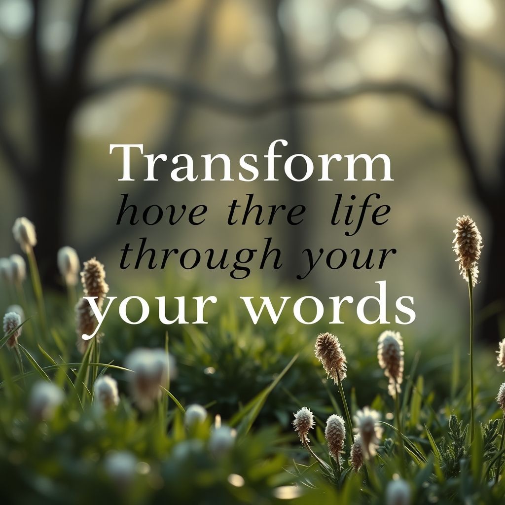 เปลี่ยนชีวิตด้วยพลังคำพูด